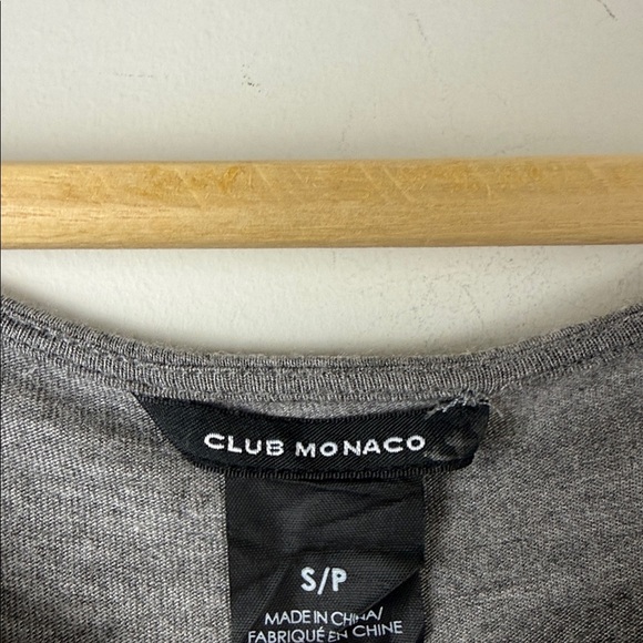 Club Monaco Charcoal and Black Dress Size Small - Picture 2 of 6